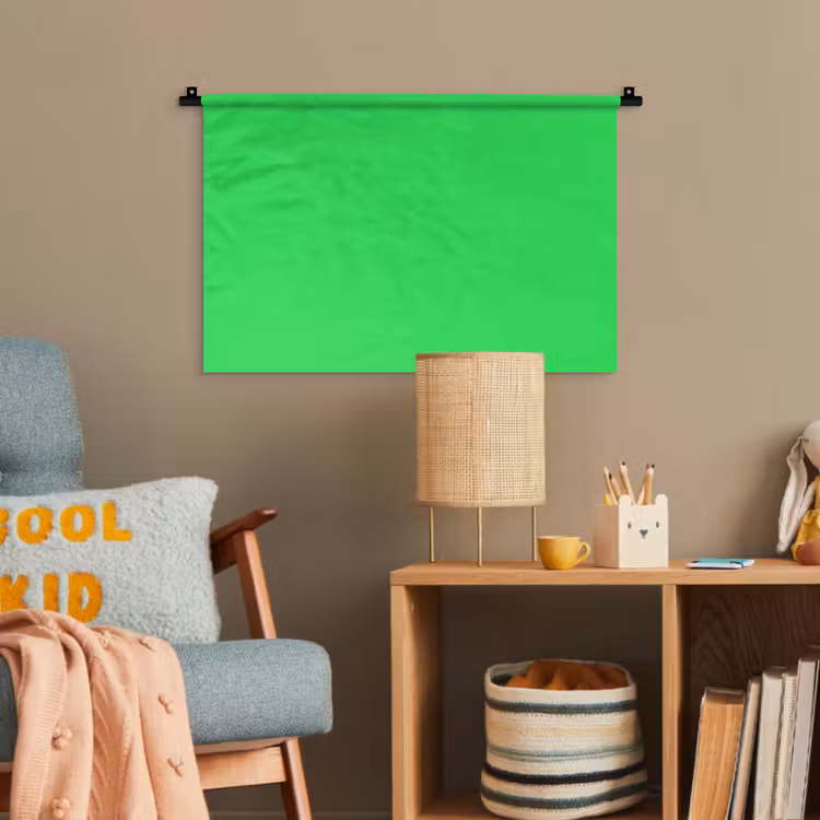 Mint - Green - Groen Wandkleed katoen klein 269 -wsfeer4_kind