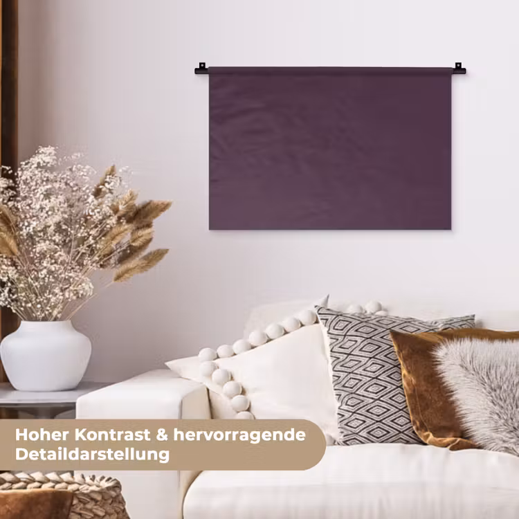 Midnight - Plum - Paars Wandkleed katoen klein 269 -tsfeer1_DE