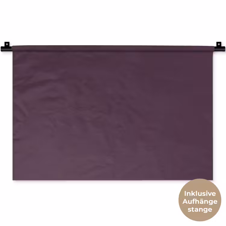 Midnight - Plum - Paars Wandkleed katoen klein 269 -t3d_DE