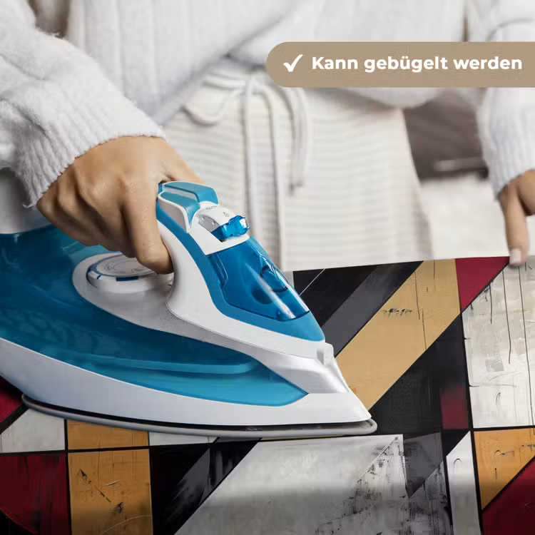Modern - Abstract - Geometrisch - Rood - Industrieel Wandkleed katoen klein -tsfeer9_DE