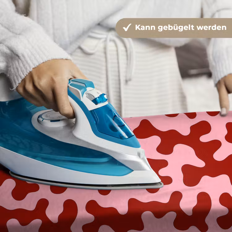 Modern - Abstract - Rood Wandkleed katoen klein 269 -tsfeer9_DE
