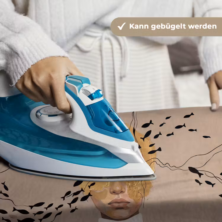 Modern - Vrouw - Goud Wandkleed katoen klein -tsfeer9_DE