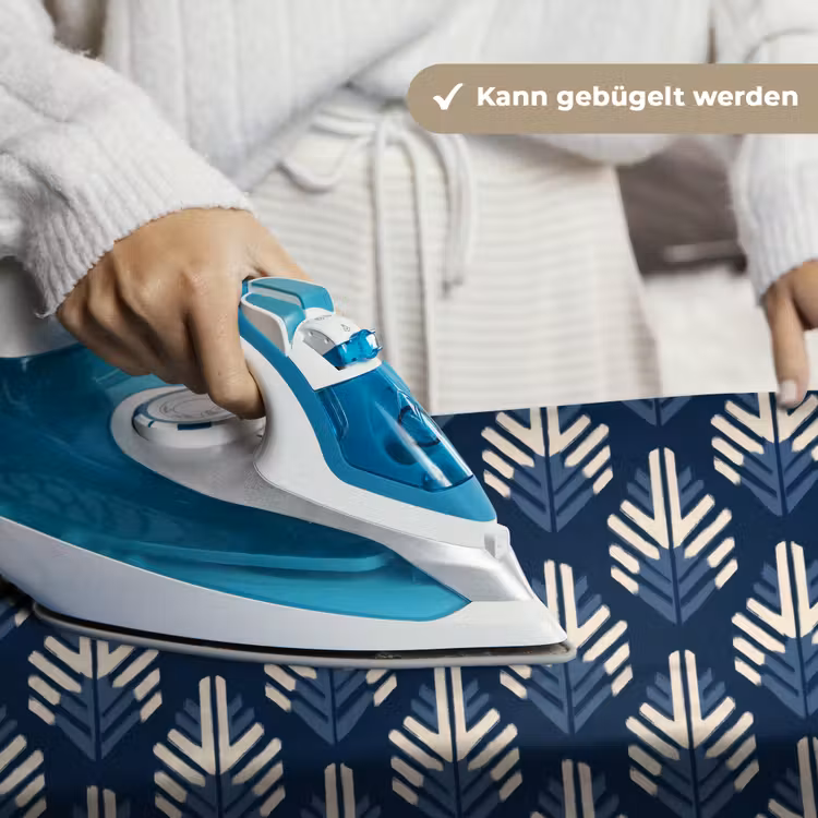 Modern - Patroon - Blauw Wandkleed katoen klein 269 -tsfeer9_DE