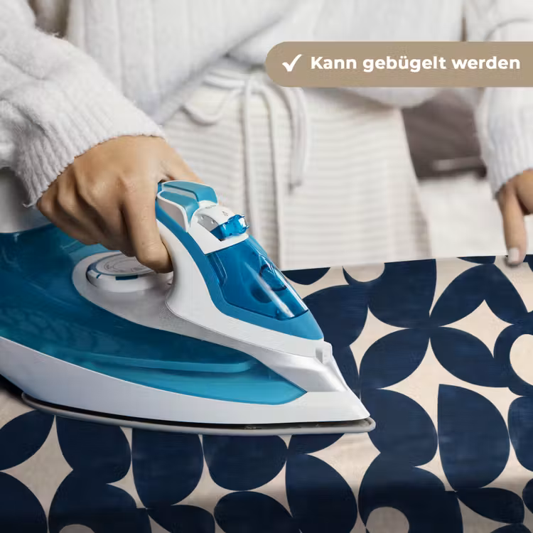 Modern - Geometrisch - Blauw Wandkleed katoen klein 269 -tsfeer9_DE