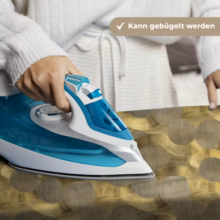 Modern - Geometrisch - Goud Wandkleed katoen klein 269 -tsfeer9_DE