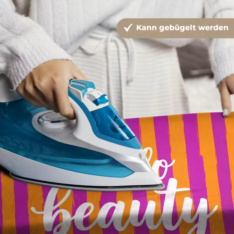 Modern - Hello - Oranje Wandkleed katoen klein -tsfeer9_DE