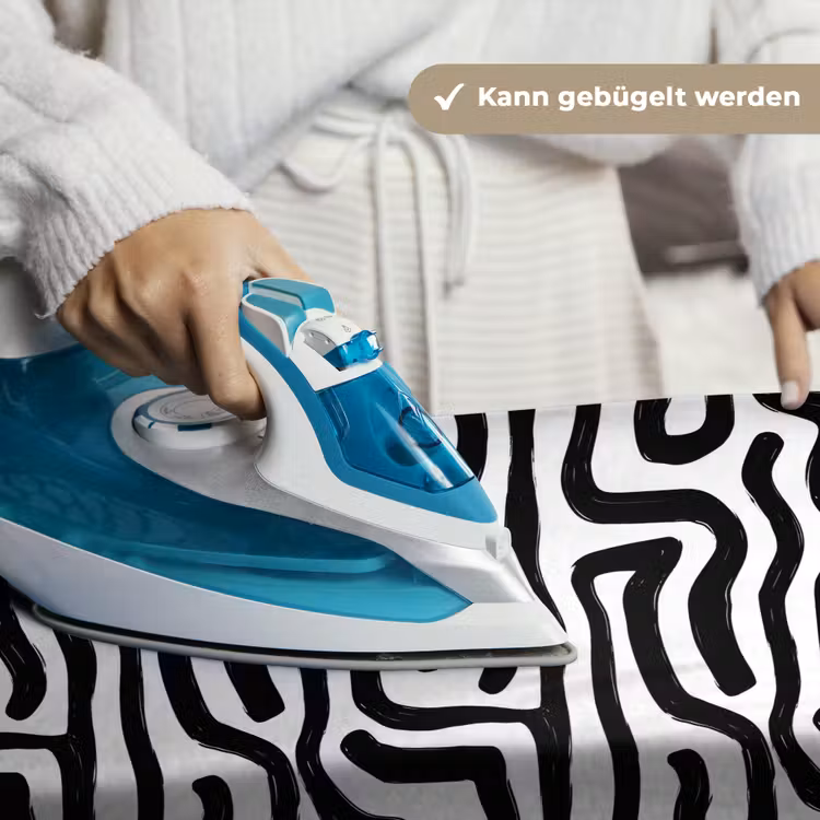 Modern - Lijnen - Zwart Wandkleed katoen klein 269 -tsfeer9_DE