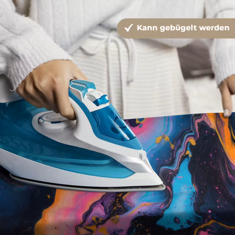 Modern - Marmer - Oranje Wandkleed katoen klein -tsfeer9_DE
