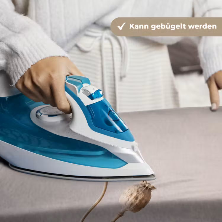 Papaverbollen - Droogbloemen - Minimalistisch - Beige - Rustig Wandkleed katoen klein -tsfeer9_DE