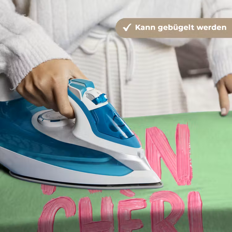 Mon cheri - Groen - Roze Wandkleed katoen klein -tsfeer9_DE