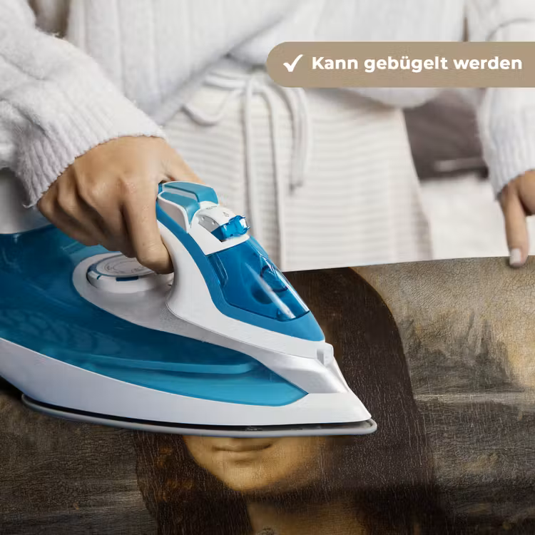Mona Lisa - Kat - Leonardo da Vinci - Vintage - Kunstwerk - Oude meesters - Schilderij Wandkleed katoen klein -tsfeer9_DE