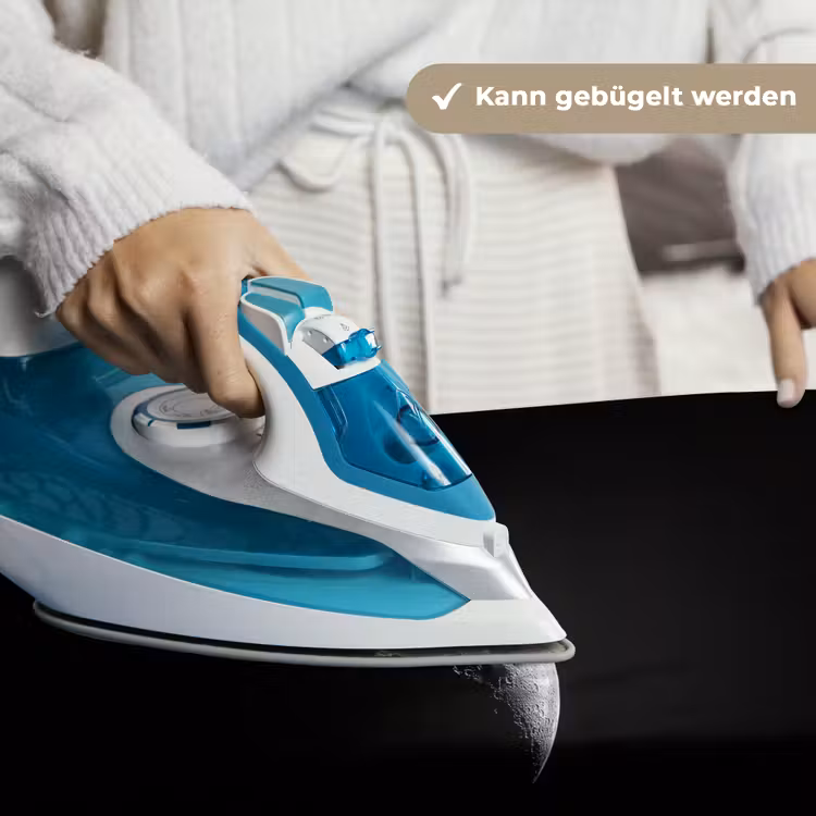 Maan - Hemel - Zwart - Schaduw Wandkleed katoen klein -tsfeer9_DE