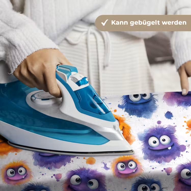 Monstertjes - Aquarel - Kleurrijk Wandkleed katoen klein 269 -tsfeer9_DE