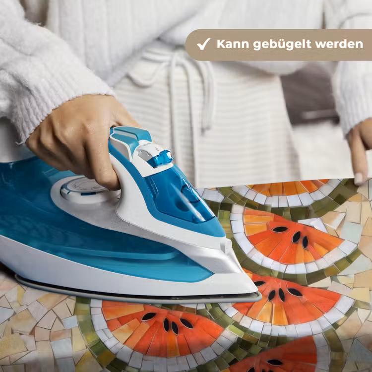 Mozaïek - Watermeloen - Rood - Pitten Wandkleed katoen klein -tsfeer9_DE