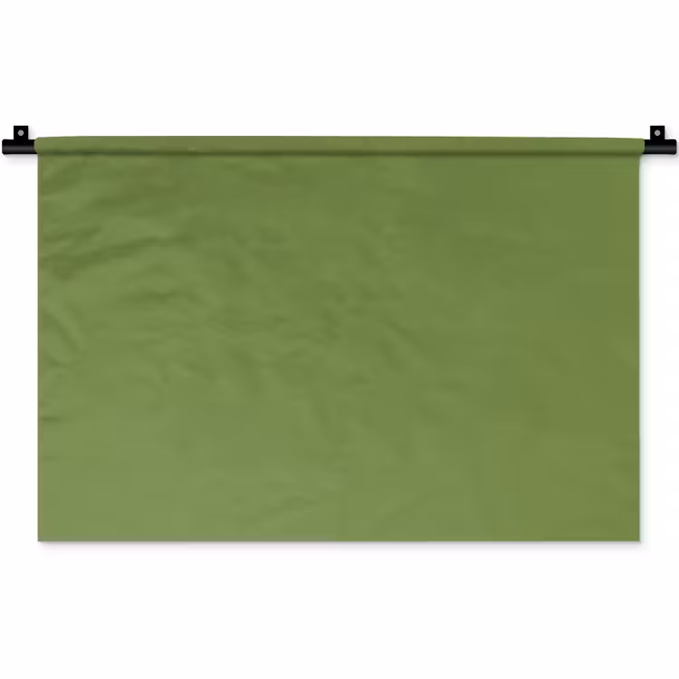 Moss - Green - Groen Wandkleed katoen klein 269 -zz3d