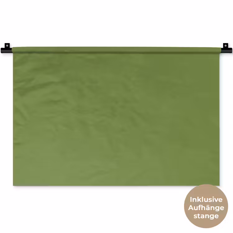 Moss - Green - Groen Wandkleed katoen klein 269 -t3d_DE