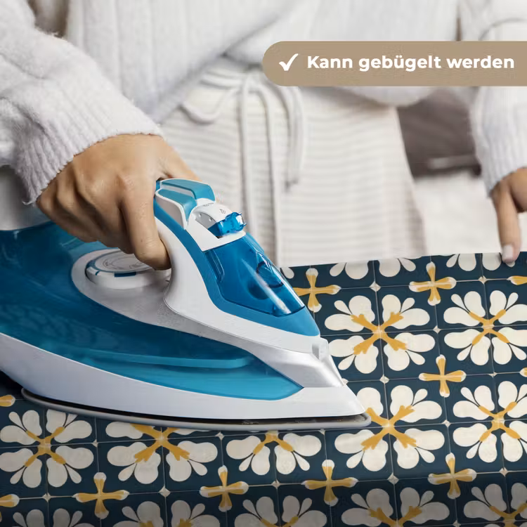 Motief - Tegel - Okergeel Wandkleed katoen klein 269 -tsfeer9_DE