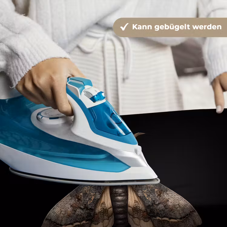 Mot - Bladachtig - Grijs Wandkleed katoen klein -tsfeer9_DE