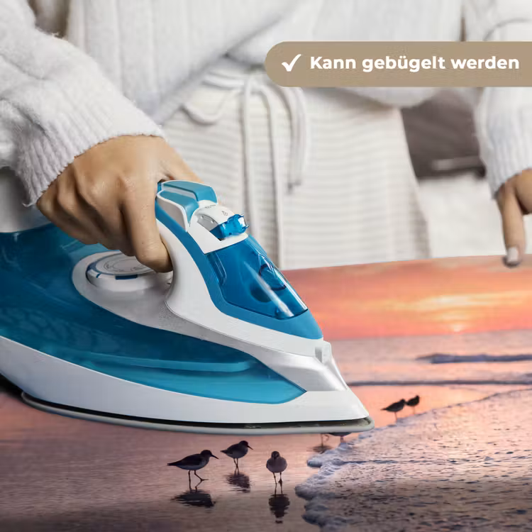Meeuwen - Strand - Zee - Roze Wandkleed katoen klein -tsfeer9_DE