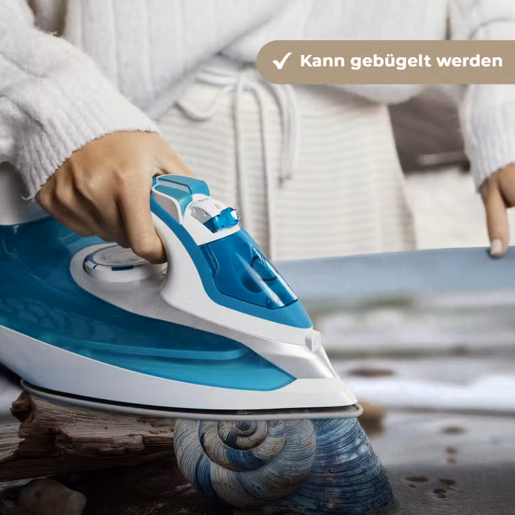 Schelp - Strand - Blauw - Zee Wandkleed katoen klein -tsfeer9_DE
