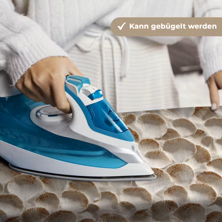 Schelpen - Waaiervorm - Wit Wandkleed katoen klein 269 -tsfeer9_DE