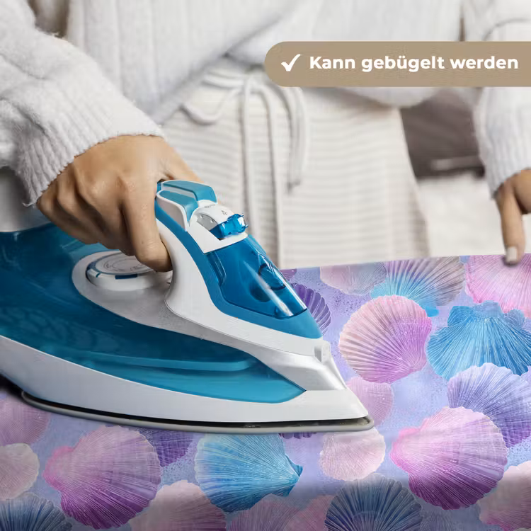 Schelpen - Paars - Blauw - Patroon Wandkleed katoen klein -tsfeer9_DE