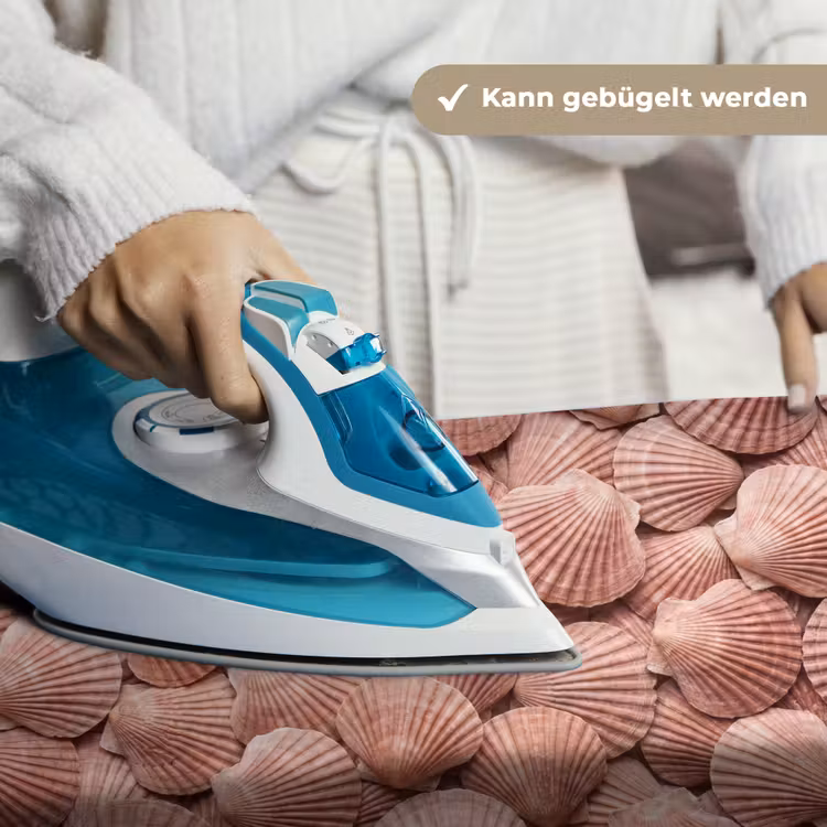 Schelpen - Patroon - Roze Wandkleed katoen klein -tsfeer9_DE