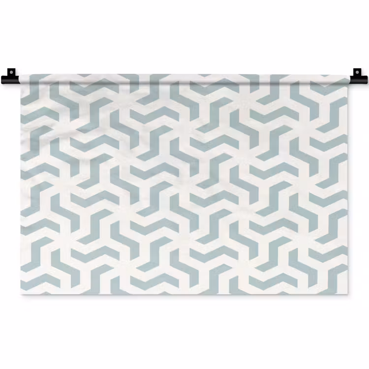 Patronen - Abstract - Groen - Geometrie Wandkleed katoen klein 269 -zz3d