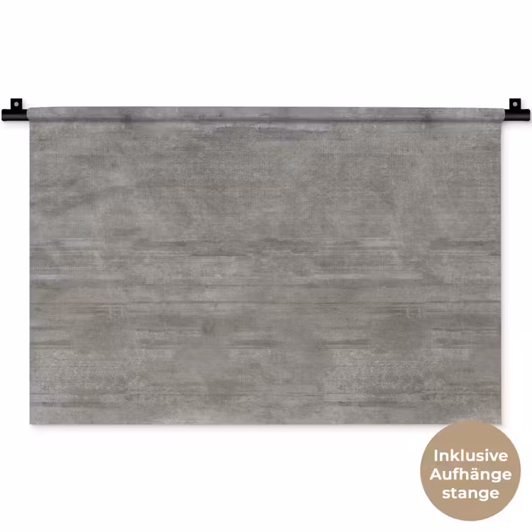 Patroon - Beton - Grijs Wandkleed katoen klein 269 -t3d_DE