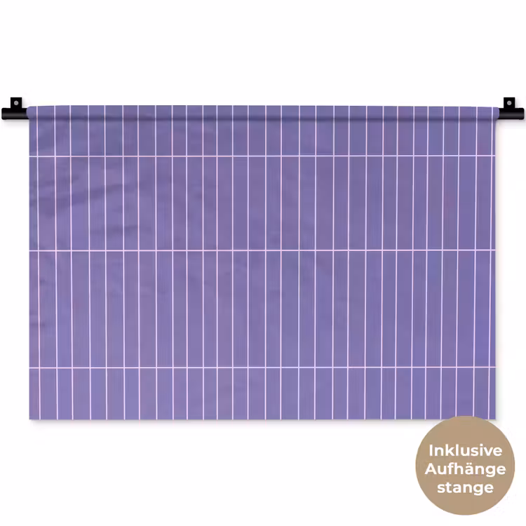 Patroon - Tegel - Lila Wandkleed katoen klein 269 -t3d_DE
