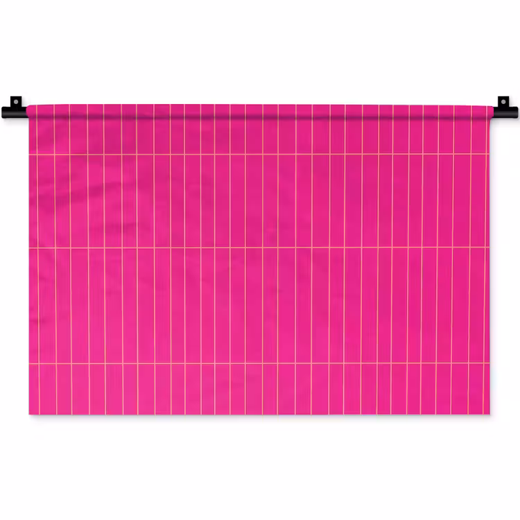 Patroon - Tegel - Magenta - Roze Wandkleed katoen klein 269 -zz3d