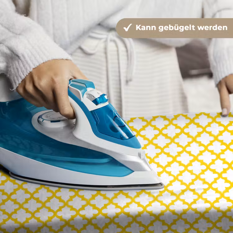 Patroon - Geometrisch - Klassiek - Geel Wandkleed katoen klein 269 -tsfeer9_DE