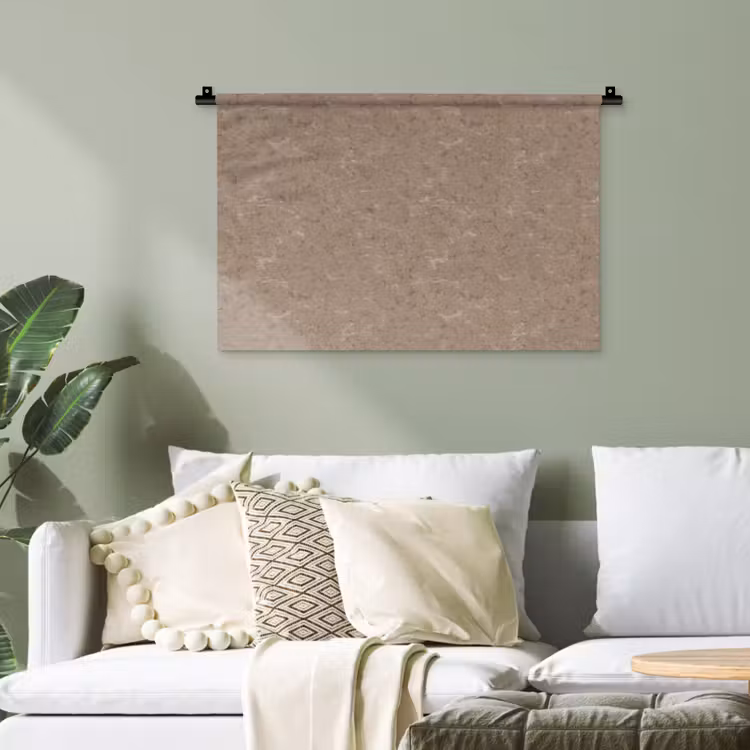 Patroon - Kalksteen - Beige Wandkleed katoen klein 269 -sfeer7