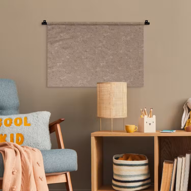 Patroon - Kalksteen - Beige Wandkleed katoen klein 269 -wsfeer4_kind