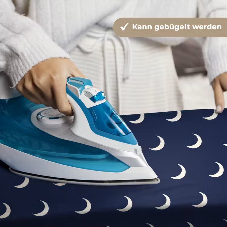 Patroon - Manen - Blauw Wandkleed katoen klein 269 -tsfeer9_DE