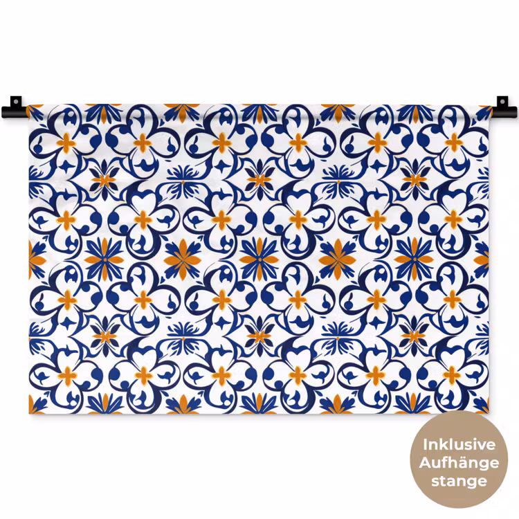 Patroon - Modern - Kleurrijk Wandkleed katoen klein 269 -t3d_DE