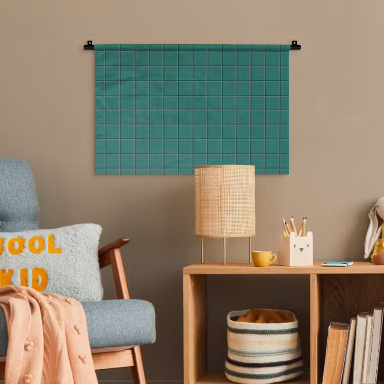 Patroon - Patroon - Smaragd Wandkleed katoen klein 269 -wsfeer4_kind