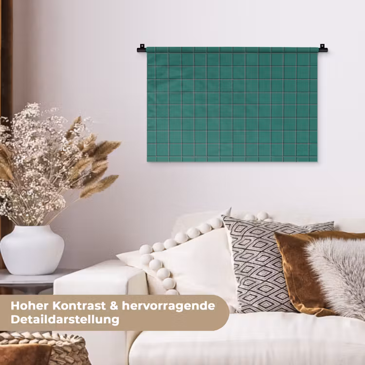 Patroon - Patroon - Smaragd Wandkleed katoen klein 269 -tsfeer1_DE