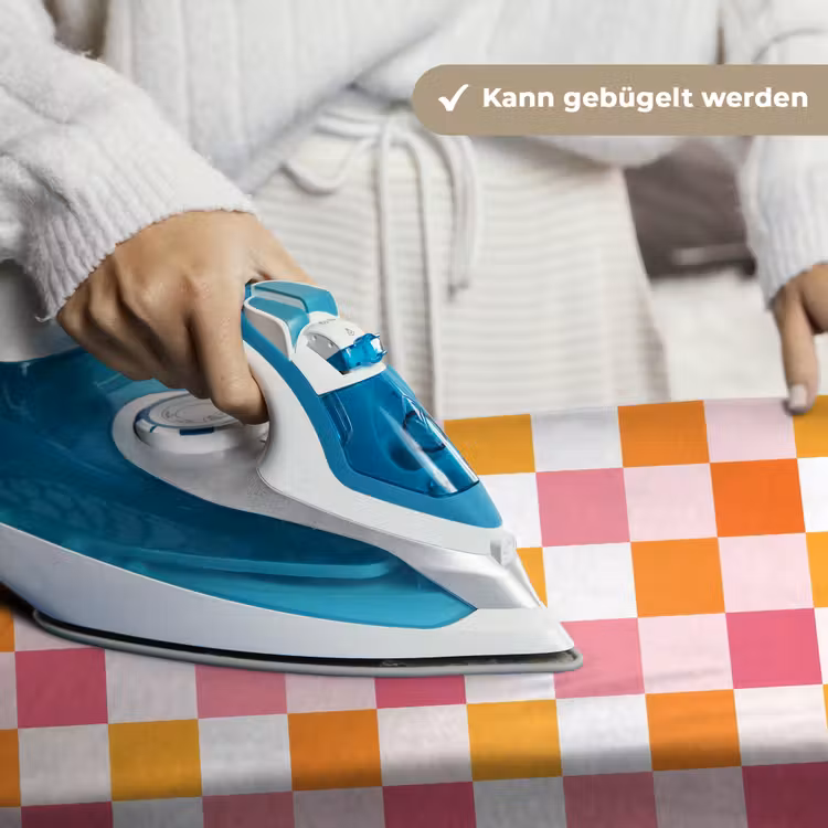 Patroon - Vierkant - Roze Wandkleed katoen klein 269 -tsfeer9_DE