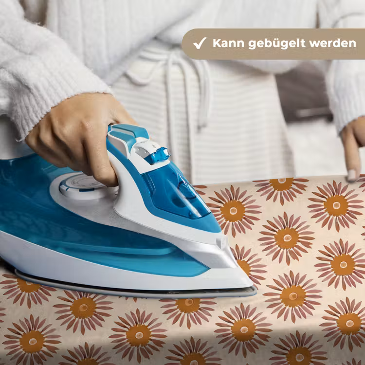Patroon - Retro - Bruin Wandkleed katoen klein 269 -tsfeer9_DE