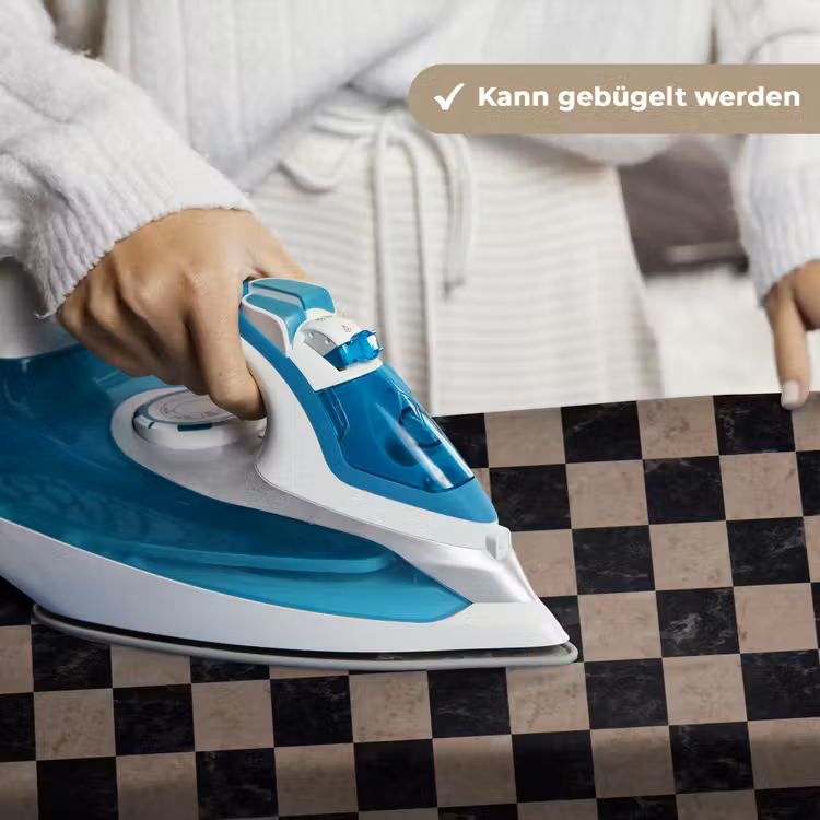 Patroon - Dambord - Marmer Wandkleed katoen klein 269 -tsfeer9_DE