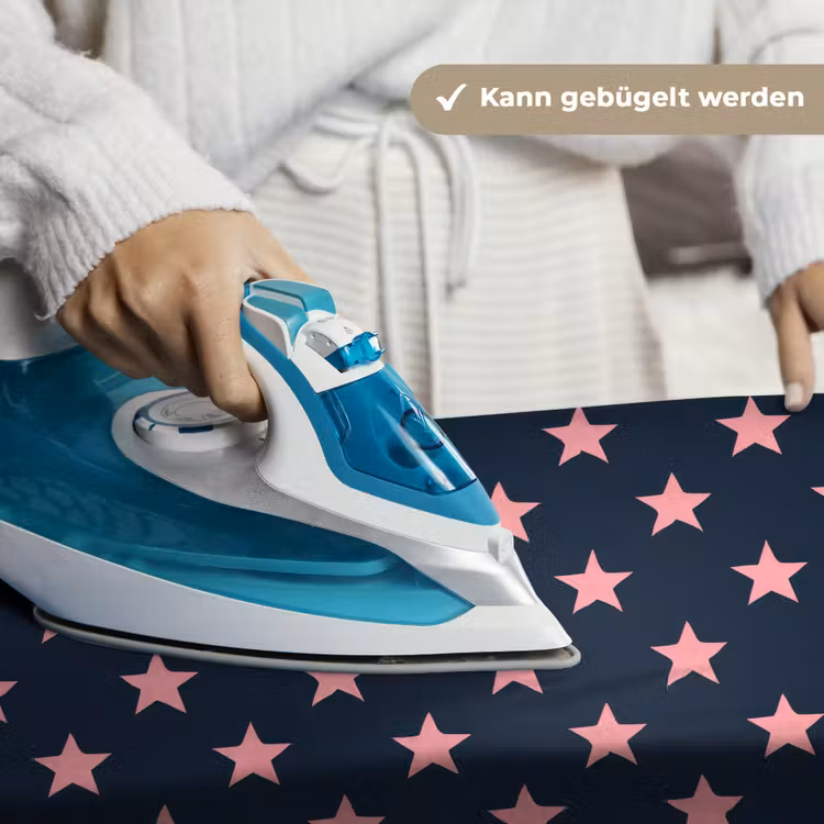 Patroon - Sterren - Roze Wandkleed katoen klein 269 -tsfeer9_DE