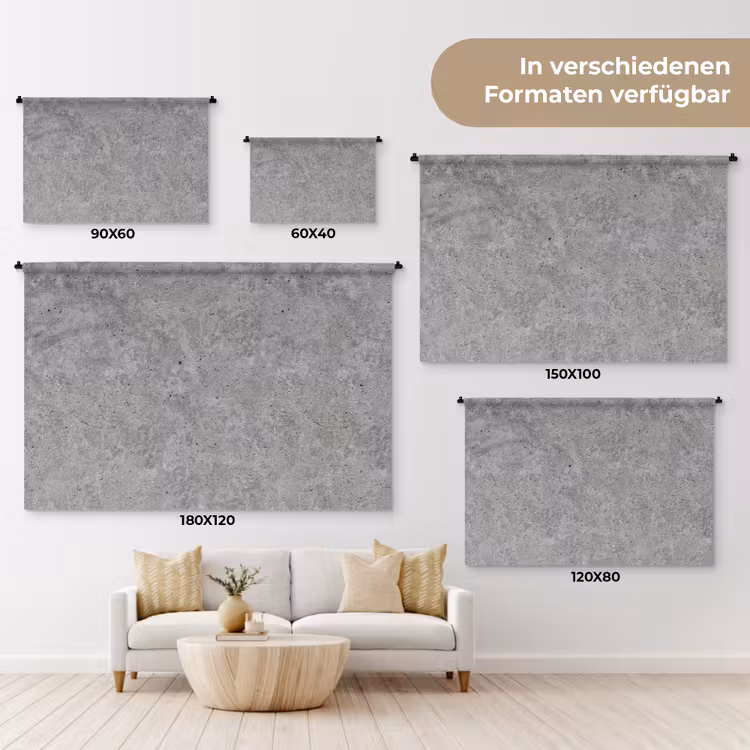 Patroon - Cement - Beton Wandkleed katoen klein 269 -tsfeer8_DE