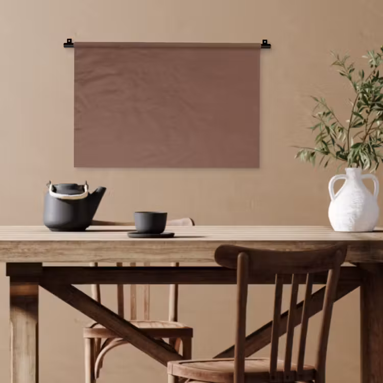 Muted - Chestnut - Bruin Wandkleed katoen klein 269 -sfeer6