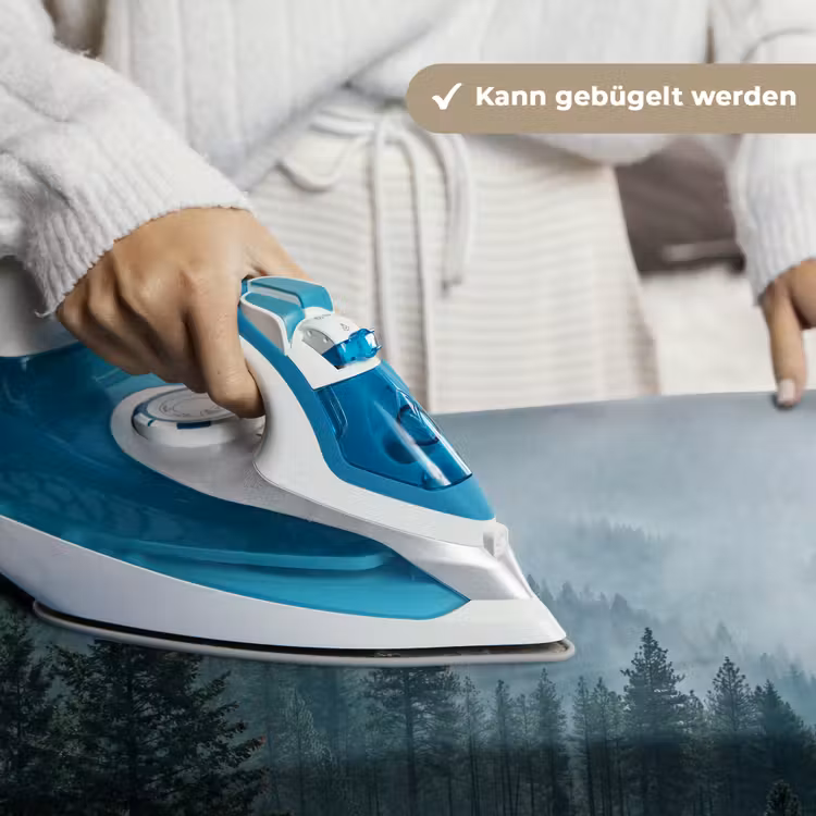 Naaldwoud - Bergen - Mist Wandkleed katoen klein -tsfeer9_DE