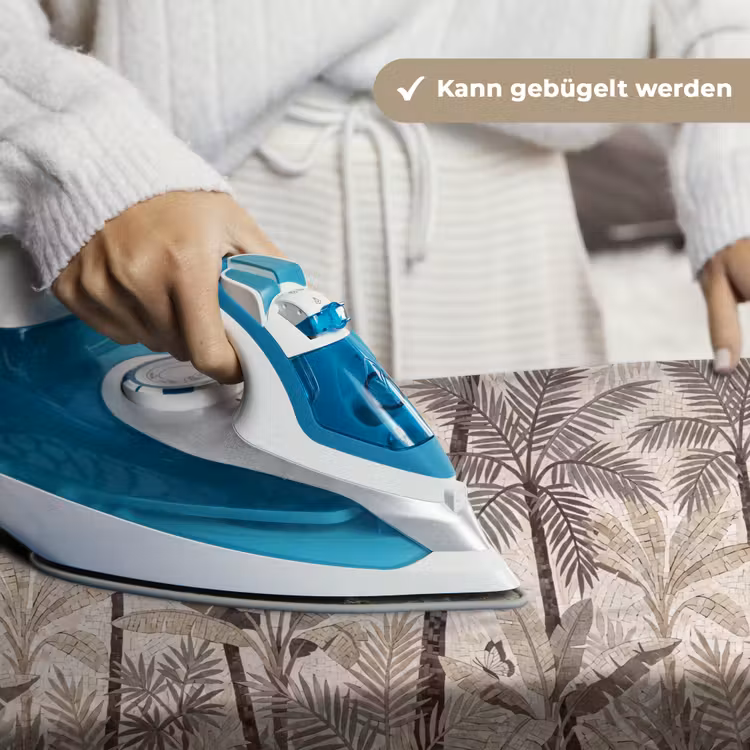 Natuur - Bladeren - Landschap - Mozaïek - Beige Wandkleed katoen klein -tsfeer9_DE
