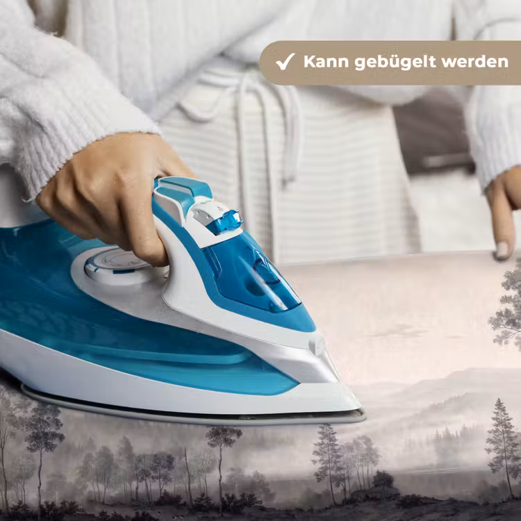 Mistig - Berglandschap - Illustratie Wandkleed katoen klein -tsfeer9_DE