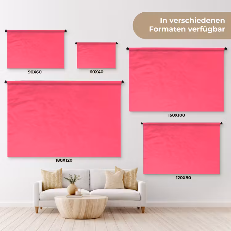 Neon - Flamingo - Roze Wandkleed katoen klein 269 -tsfeer8_DE