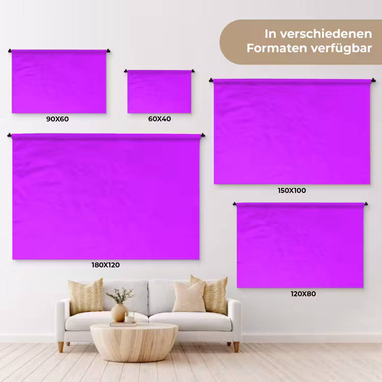 Neon - Orchid - Paars Wandkleed katoen klein 269 -tsfeer8_DE