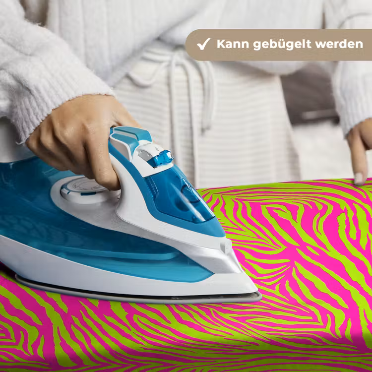 Neon - Zebra - Roze - Groen Wandkleed katoen klein 269 -tsfeer9_DE